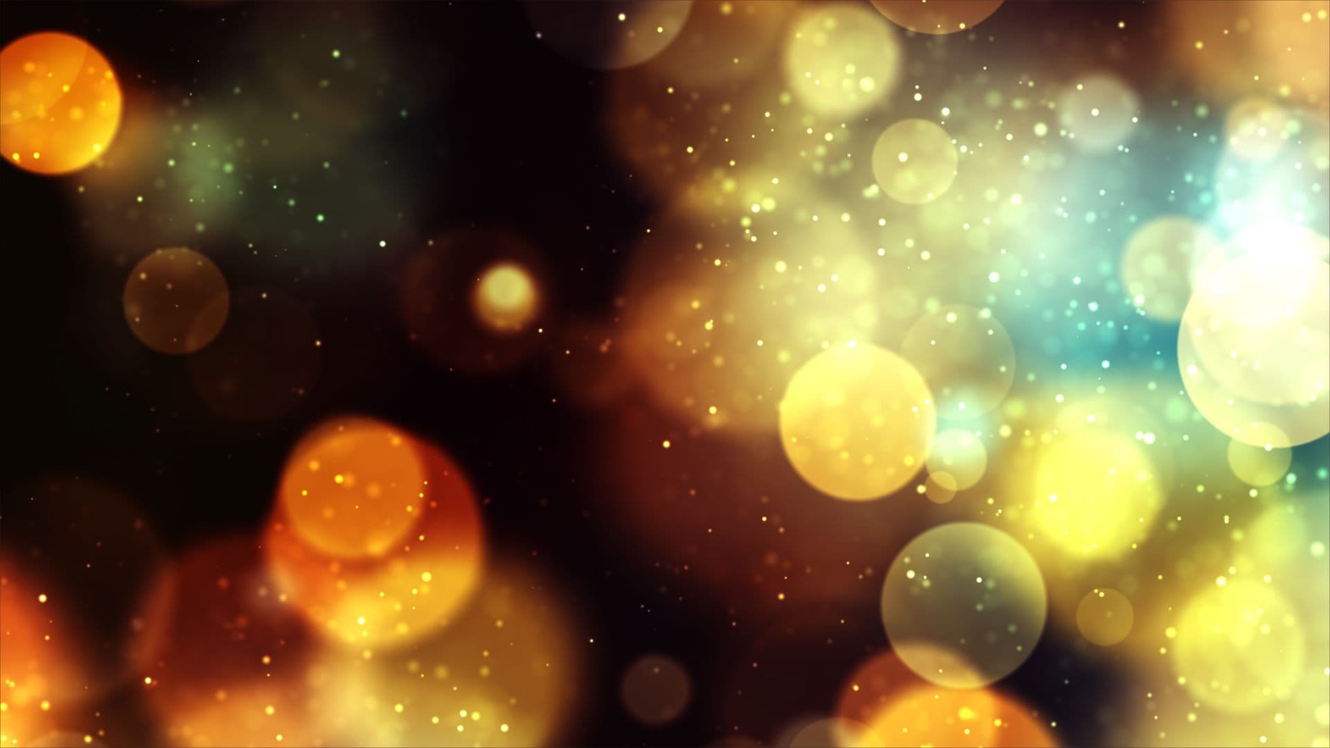 Warm abstract bokeh lights used as an AI workflow background